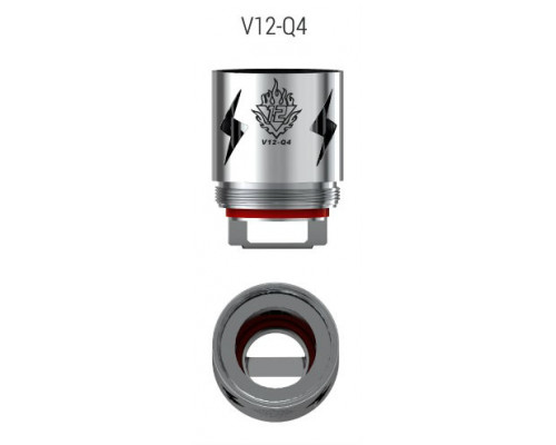 Сменный испаритель SMOK TFV12 Q4 (60-190W/90-160W) (в упак 3шт.) 0.15 Ом 1шт.