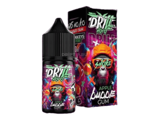 Жидкость Drill Hard Яблоко бабл гам,30 мл.