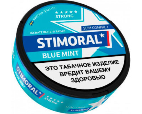 Жевательный табак Stimorol Slim - Blue mint Жевательный табак Stimorol Slim - Blue mint