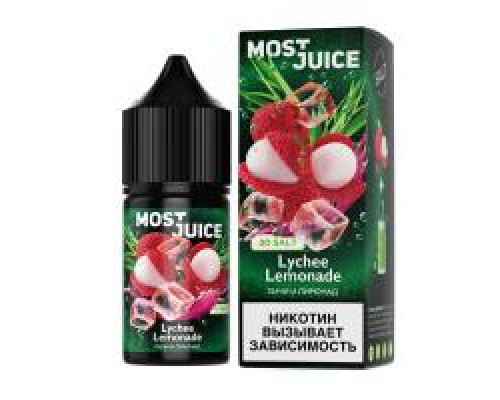 Жидкость Most juice - Lychee lemonade 0мг 28мл.