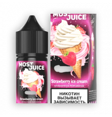 Жидкость Most juice - Strawberry ice cream 0мг 28мл.