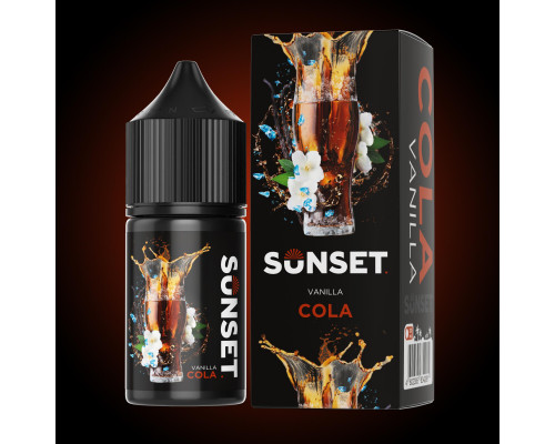 Жидкость Sunset - Cola vanilla 0мг. 28мл.