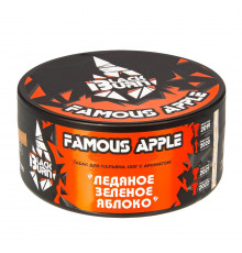 Табак Burn BLACK Famous apple (Ледяное зеленое яблоко) 25 гр.