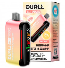 Одноразовая ЭС Duall Bar 12000 - Жвачка, арбуз и дыня