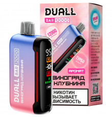 Одноразовая ЭС Duall Bar 12000 - Виноград и клубника