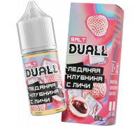 Жидкость DUALL Salt LIGHT Ледяная Клубника с Личи, 30 мл
