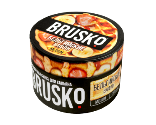 Смесь BRUSKO, 50 г, Бельгийские вафли, Medium