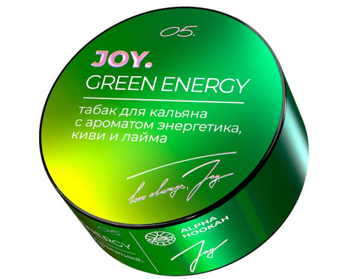 Табак Joy Green Energy (Энергетик с Киви и Лаймом), 25 гр Табак Joy Green Energy (Энергетик с Киви и Лаймом), 25 гр