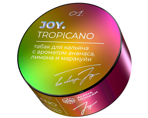 Табак Joy Tropicano (Ананас, Лимон, Маракуйя), 25 гр Табак Joy Tropicano (Ананас, Лимон, Маракуйя), 25 гр
