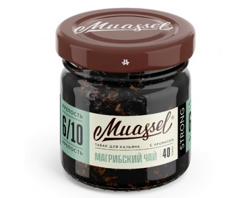Табак Muassel Strong Магрибский чай 40 гр