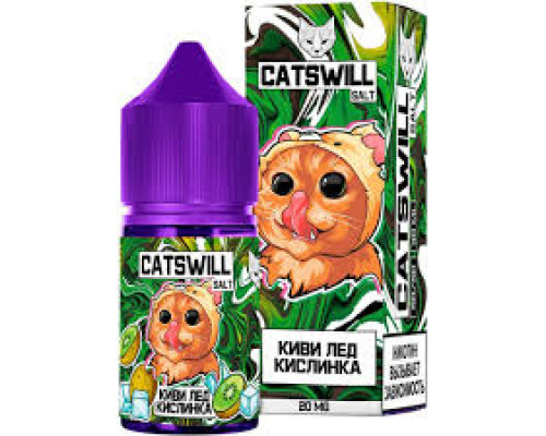 Жидкость CatsWill - Киви лед кислинка. 2% 30 мл.