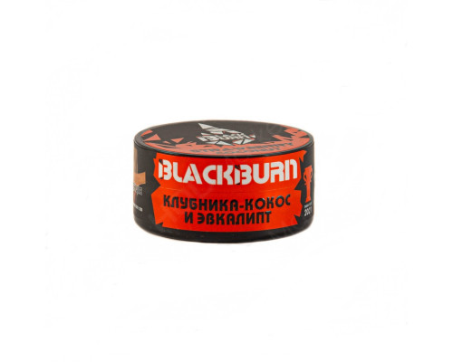 Табак Burn BLACK Strawberry coconut  (Клубника с кокосом) 25 гр.