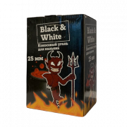 Уголь Black & White 72 куб 25 мм.