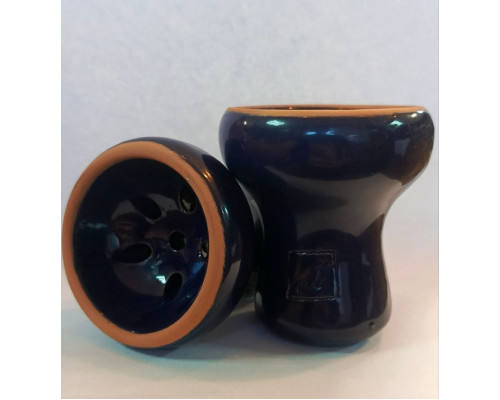 Чашка SmokyArt bowls турка глазурь синяя Чашка SmokyArt bowls турка глазурь синяя