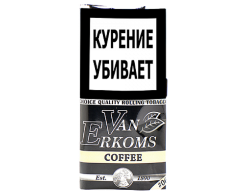 Табак сигаретный VAN ERKOMS Coffee, 40гр. Табак сигаретный VAN ERKOMS Coffee, 40гр.