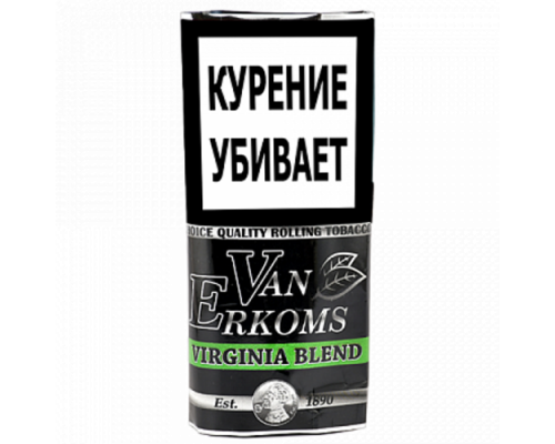 Табак сигаретный VAN ERKOMS Virginia Blend, 40гр. Табак сигаретный VAN ERKOMS Virginia Blend, 40гр.