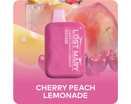 Одноразовая ЭС LOST MARY os4000 Cherry Peach Lemonade