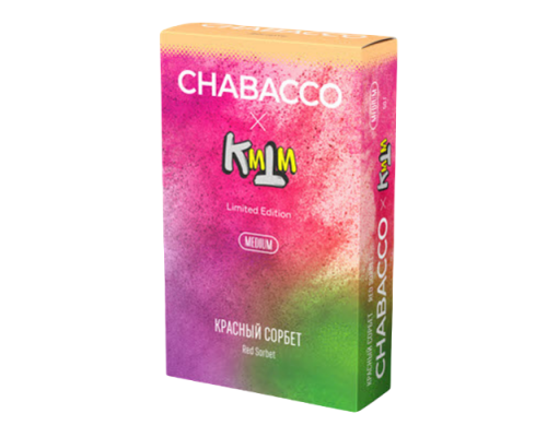 Смесь Chabacco KMTM M Red sorbet (Сорбет с каркаде) 50гр. Смесь Chabacco KMTM M Red sorbet (Сорбет с каркаде) 50гр.