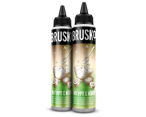 Жидкость Brusko, 60 мл, Йогурт с киви 0 Жидкость Brusko, 60 мл, Йогурт с киви 0