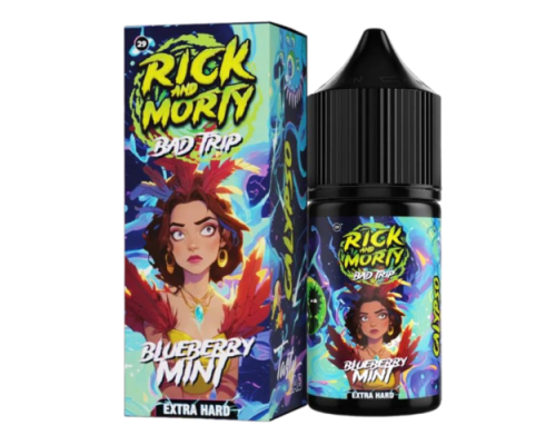 Жидкость Rick & Morty Bad Trip Черника мята, 30 мл.