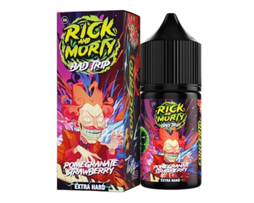 Жидкость Rick & Morty Bad Trip Гранат клубника, 30 мл.