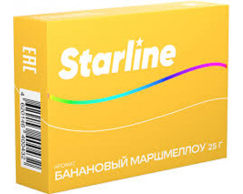 Табак Starline Банановый Маршмеллоу, 25 гр.