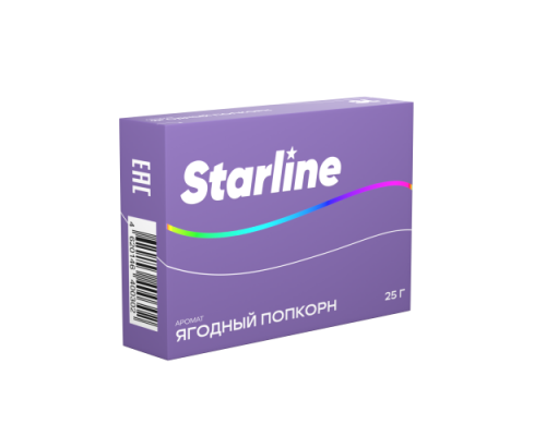 Табак Starline Ягодный попкорн, 25 гр.