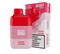 Одноразовая ЭС BRUSKO LONGPARTY -  Клубника с бананом (9000)