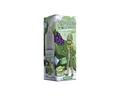 Жидкость Rick & Morty на замерзоне medium Алоэ виноград, 30 мл. Жидкость Rick & Morty на замерзоне medium Алоэ виноград, 30 мл.