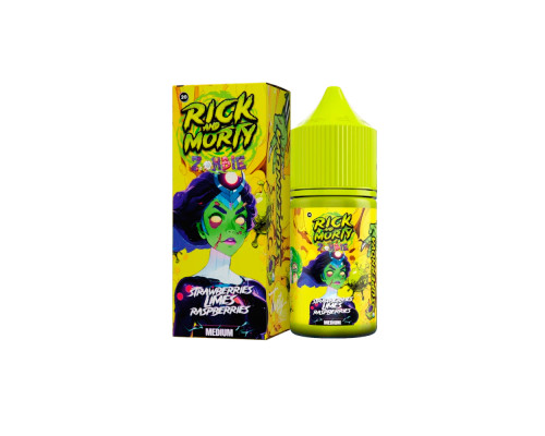 Жидкость Rick & Morty ZOMBIE Клубника лайм малина, 30 мл.