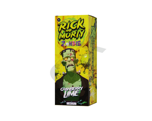 Жидкость Rick & Morty ZOMBIE Клюква лайм, 30 мл.