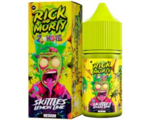 Жидкость Rick & Morty ZOMBIE Скитслс лимон лайм, 30 мл.