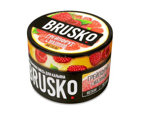 Смесь BRUSKO, 50 г, Грейпфрут с малиной, Medium