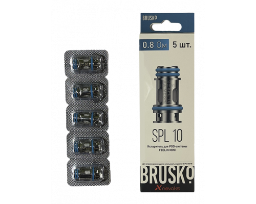 Испаритель BRUSKO FEELIN SPL - 10. 0,8 Ом - 1 шт. Испаритель BRUSKO FEELIN SPL - 10. 0,8 Ом - 1 шт.