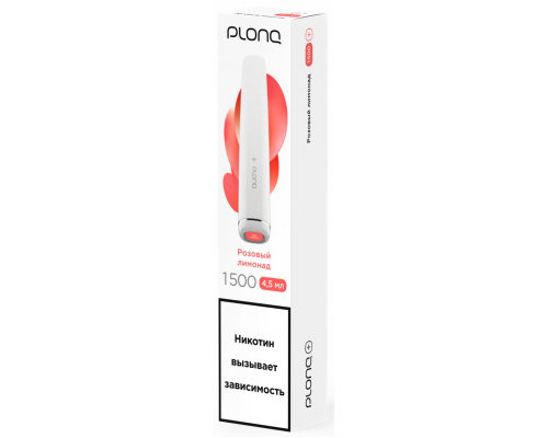 Одноразовая ЭС PLONQ PLUS - Розовый лимонад (1500) Одноразовая ЭС PLONQ PLUS - Розовый лимонад (1500)