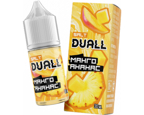 Жидкость DUALL Salt LIGHT Манго Ананас, 30 мл Жидкость DUALL Salt LIGHT Манго Ананас, 30 мл